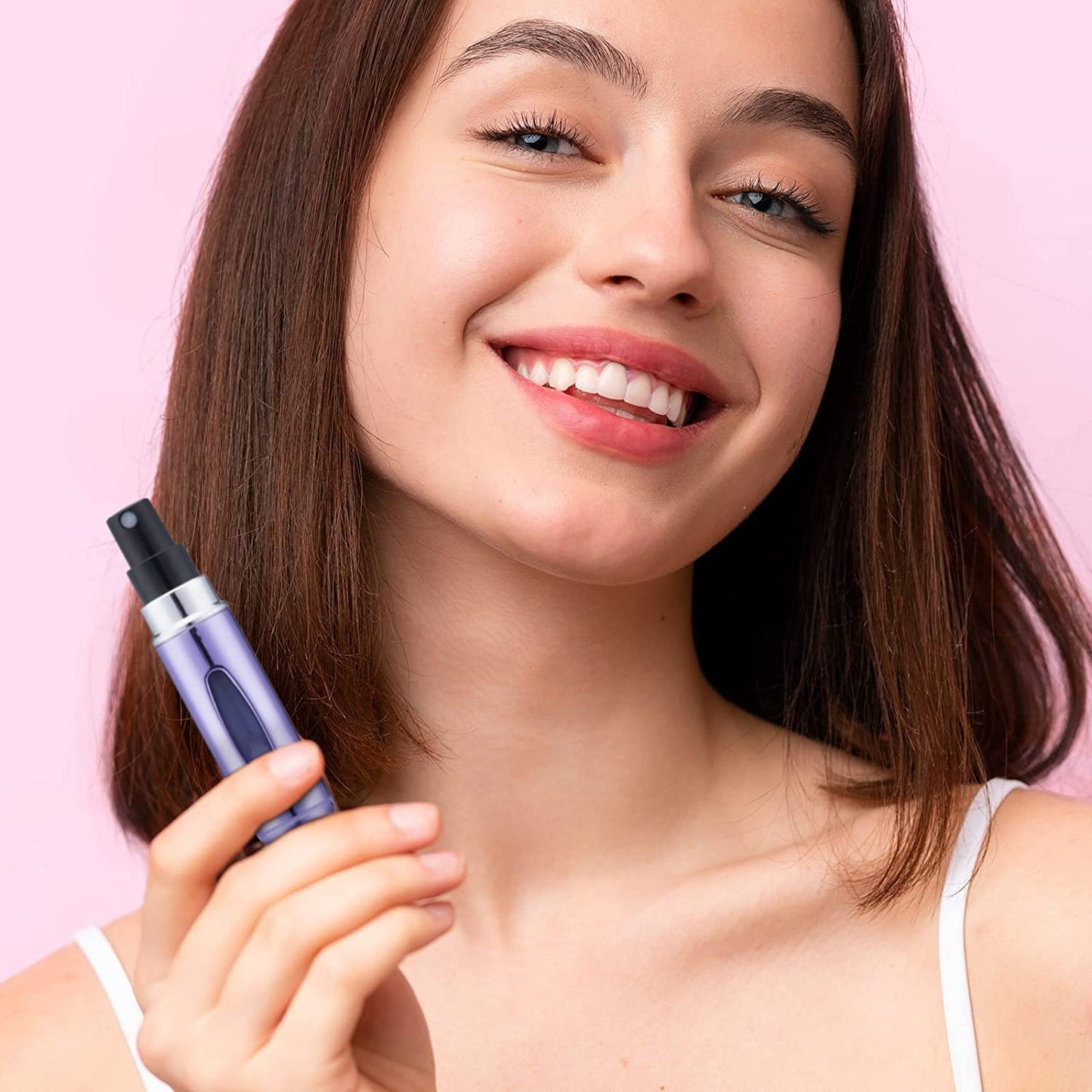 HonKuaDL Travel Perfume Atomizer, Refillable Cologne Bottle Spray Container - Must-Have for Travel (5 Pack, 5ml/0.2oz)