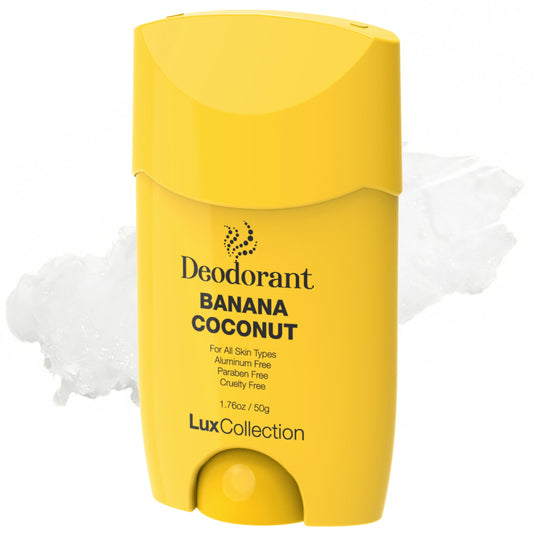 Lux Collection Deodorant for All Skin Types - Fresh Scent Aluminum Free Deodorant for Skin, Paraben Free & Cruelty Free (1.76oz, Banana Coconut) Beauty and Personal Care Lux Collection