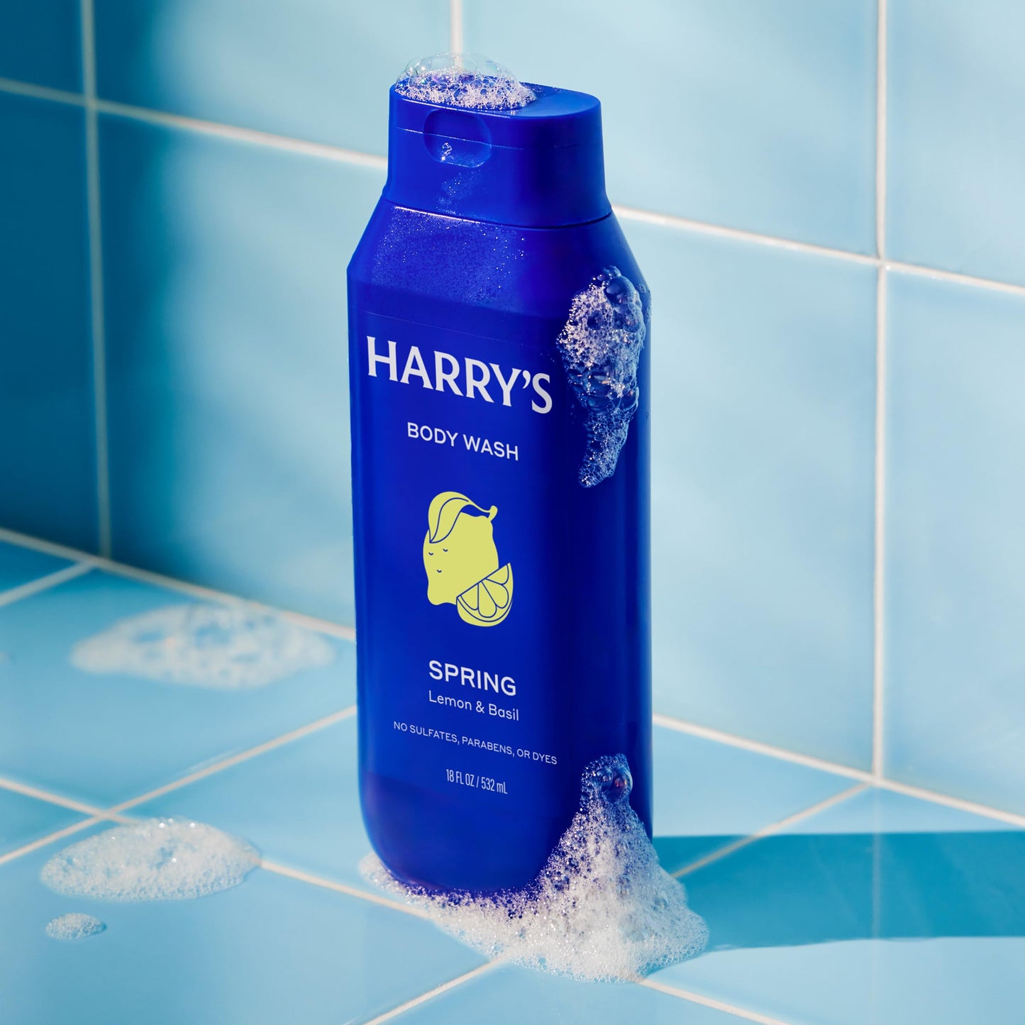 Harry's Men's Body Wash - Spring - (3 Pack) 18 fl oz - Shower Gel for Men - No Parabens, Sulfates, or Dyes Beauty & Personal Care Harry's