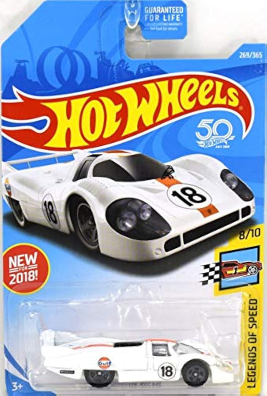 Hot Wheels 2018 Legends of Speed Porsche 917 LH 269/365, White
