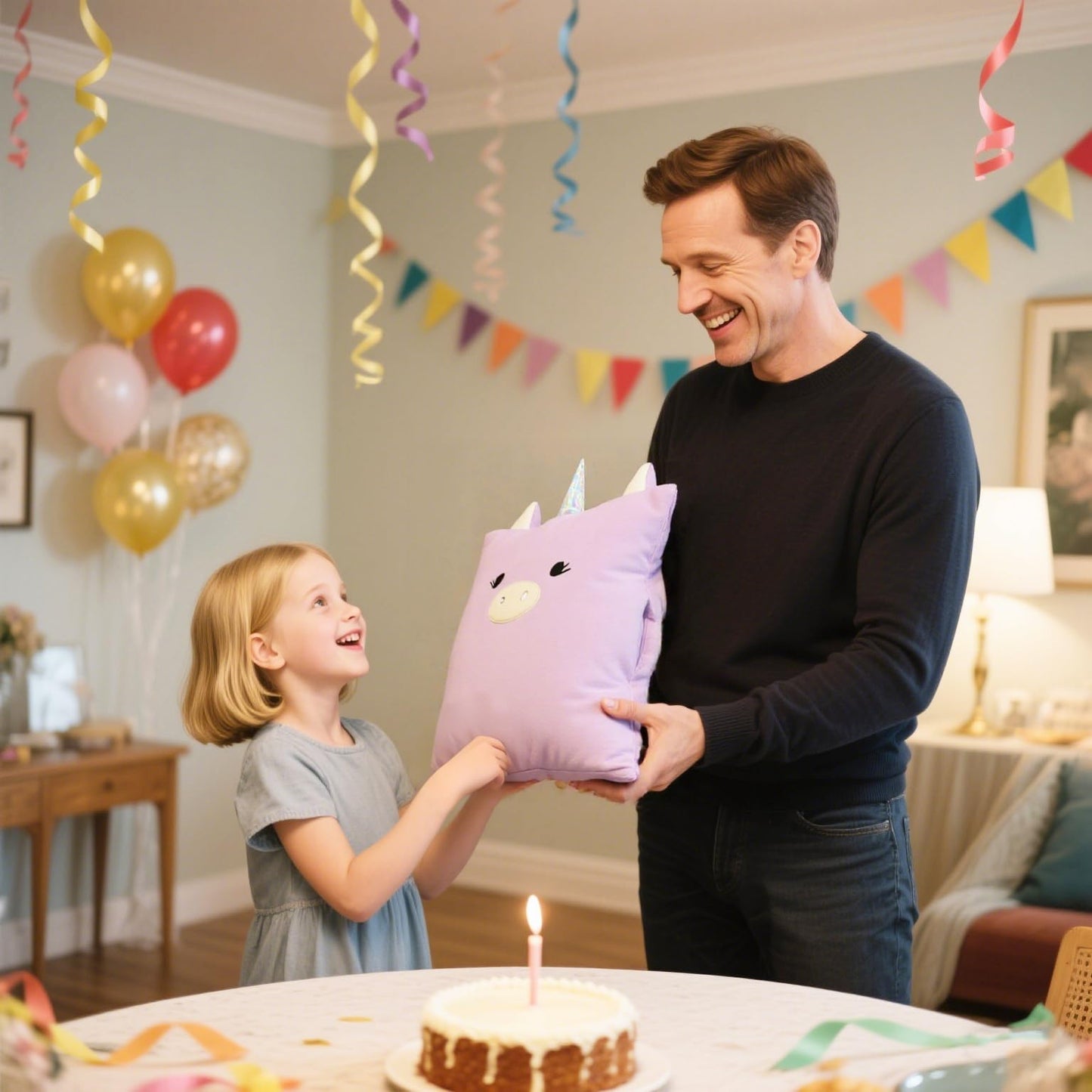 VigorSpring 3-in-1 Kids Travel Blanket and Pillow Set, Snuggle Pillow with Hand Warmer, 40x60 inches Unicorn Blanket for Girls Compact, Perfect for…