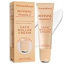 Dermabloom Vitamin C Face Roller Cream - Brightens, Firms, Hydrates For Puffy Skin & Uneven Skin Tone - Dermatologist Tested, Anti-Aging, Korean Skin