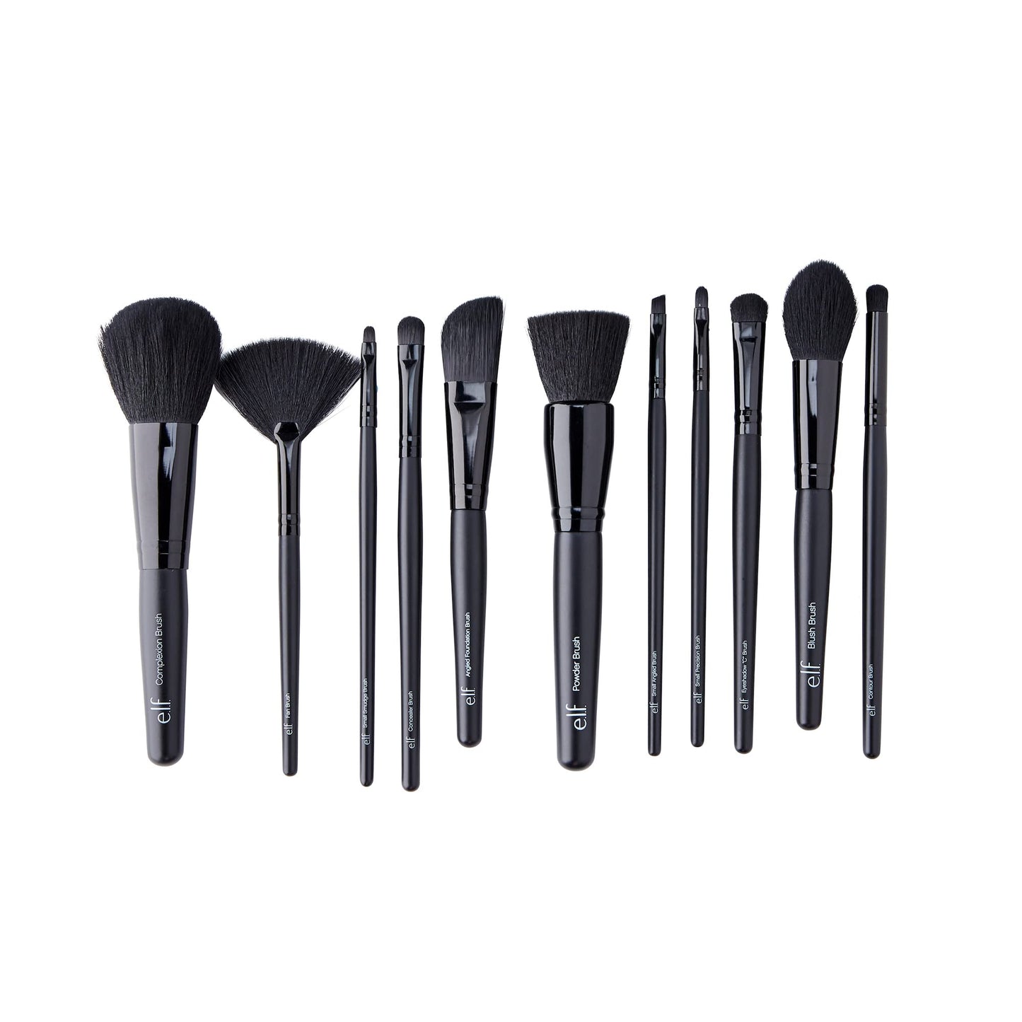 e.l.f. Cosmetics 11 Piece Brush Collection, 11 Makeup Brushes For All Your Needs From Foundation To Bronzer, Eyeshadow & more
