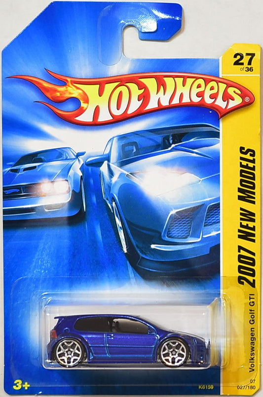 Hot Wheels 007 Volkswagen Golf GTI Collectible - New Models Series - 27/180