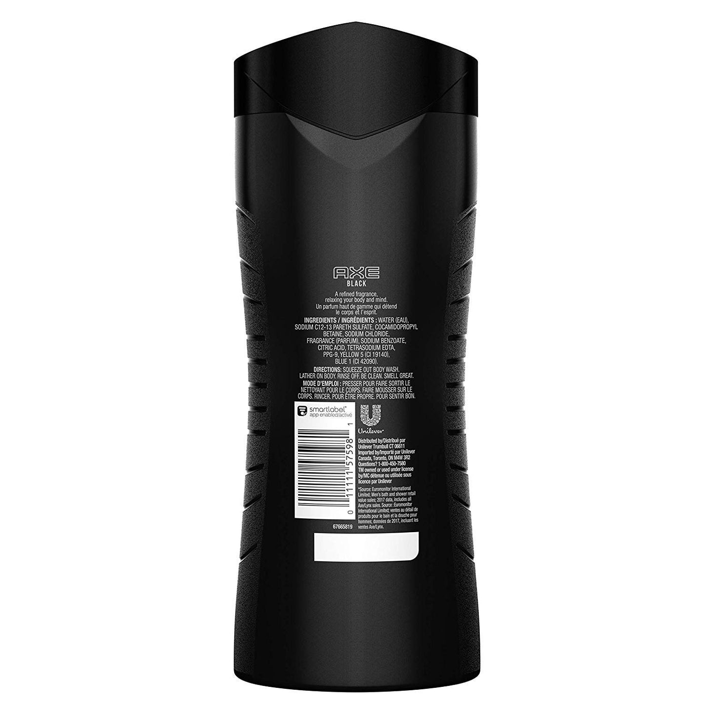 Self tanner Body Wash - Black - Frozen Pear & Cedarwood - Net Wt. 16 FL OZ (473 mL) Per Bottle - Pack of 2 Bottles