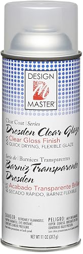 Design Master 11-Ounce Surface Treatment Aerosol Spray, Dresden Clear Glaze