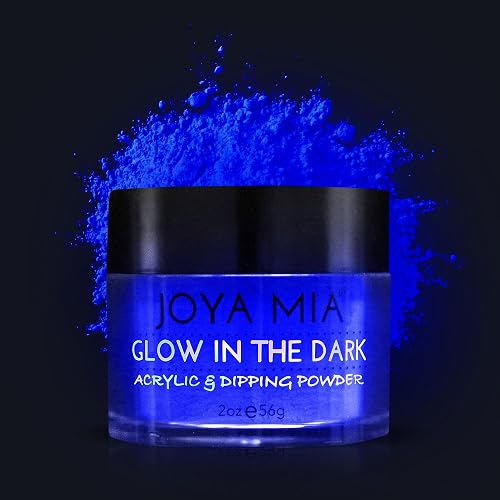 Glow-in-the-Dark Acrylic & Dipping Powder - Premium Nail Powder for Flawless Enhancements, Available in 12 Colors, 2 oz (DPGW-2) - Joya Mia Beauty & Personal Care JOYA MIA