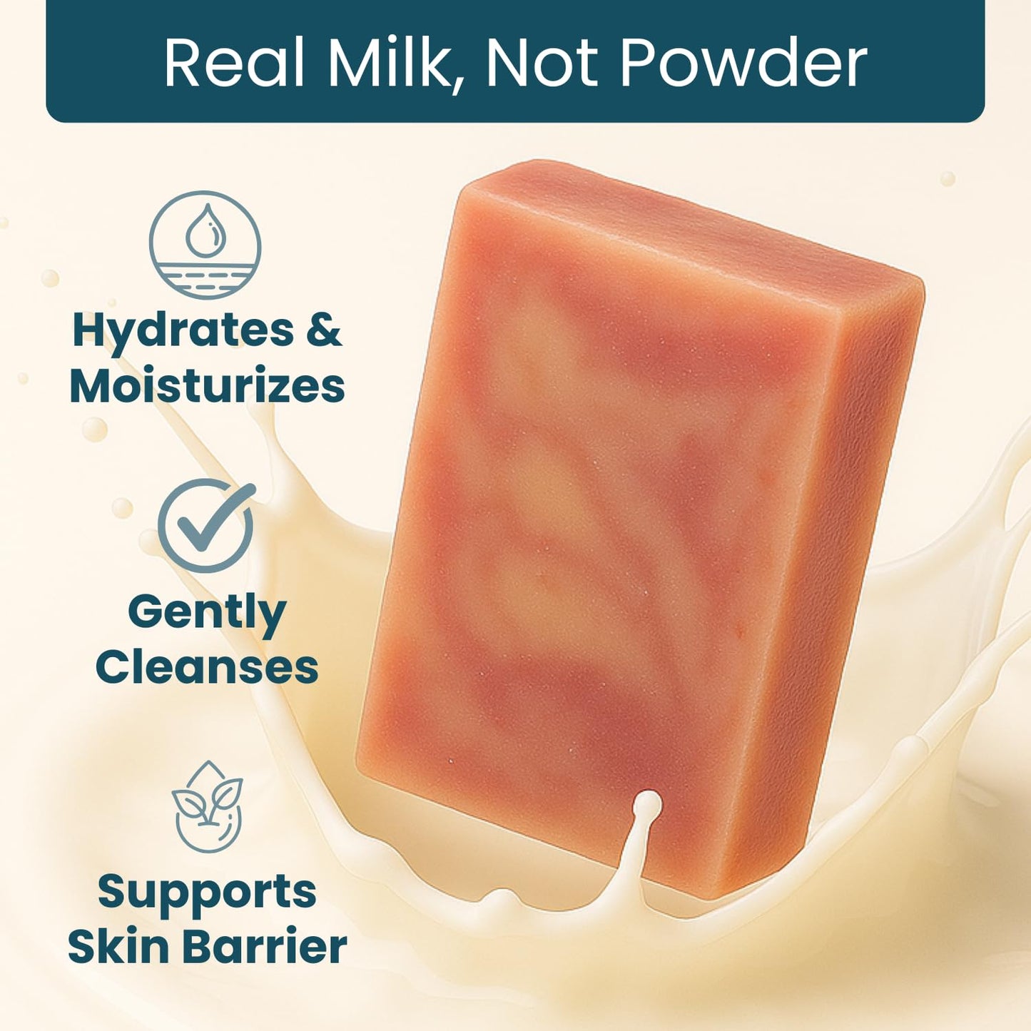 Way Natural Goat Milk Soap Bar, Cherry Almond (3 Pack) - Premium, Handmade w/Real Milk in USA - Hand & Body Goat Soap - Dry Skin, Gentle, No Dyes Beauty & Personal Care Way Natural