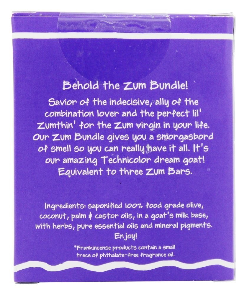 Zum Bar Goat's Milk Soap Zum Bundle -- 9 oz Beauty & Personal Care Zum Bar