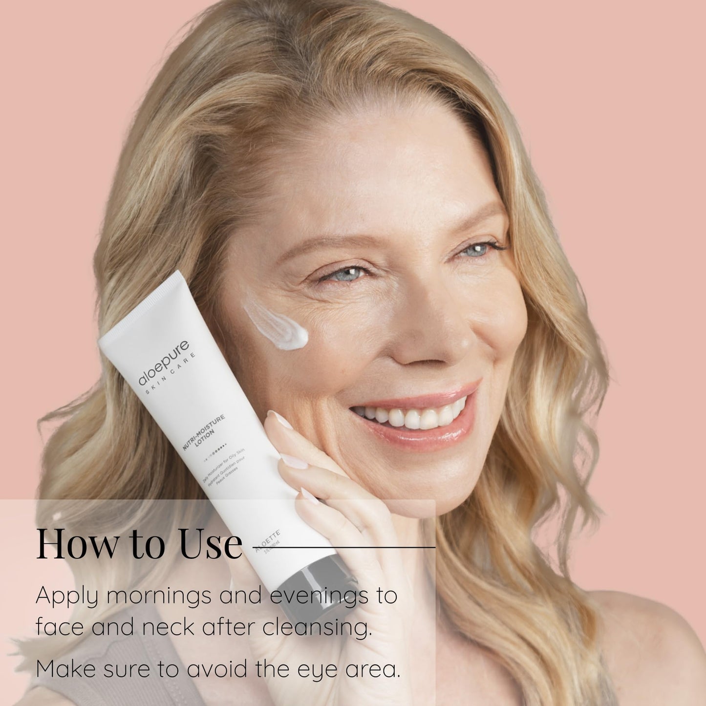 Aloette Facial Moisturizer for Oily & Irritable Skin, Nutri Moisture Lotion - Lightweight Daily Moisturizer for Uneven Skin Tone, Breakouts & Acne