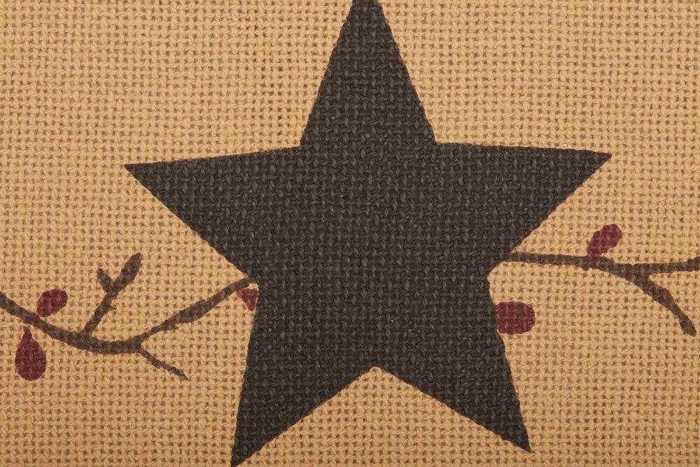 Pine Valley Quilts Star and Pip Country Primitive Shower Curtain 72x72