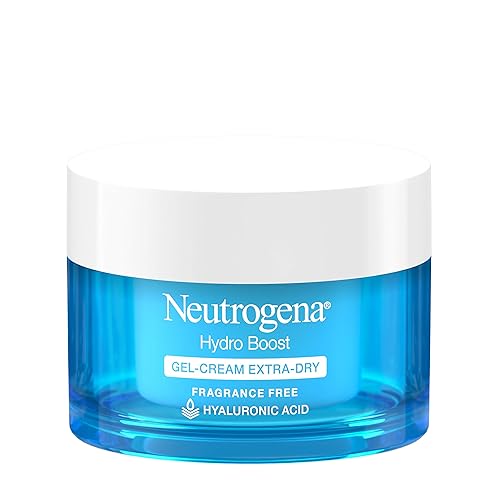 Neutrogena Hydro Boost Hyaluronic Acid Hydrating Gel-Cream Face Moisturizer to Hydrate & Smooth Extra-Dry Skin, Oil-Free, Fragrance-Free