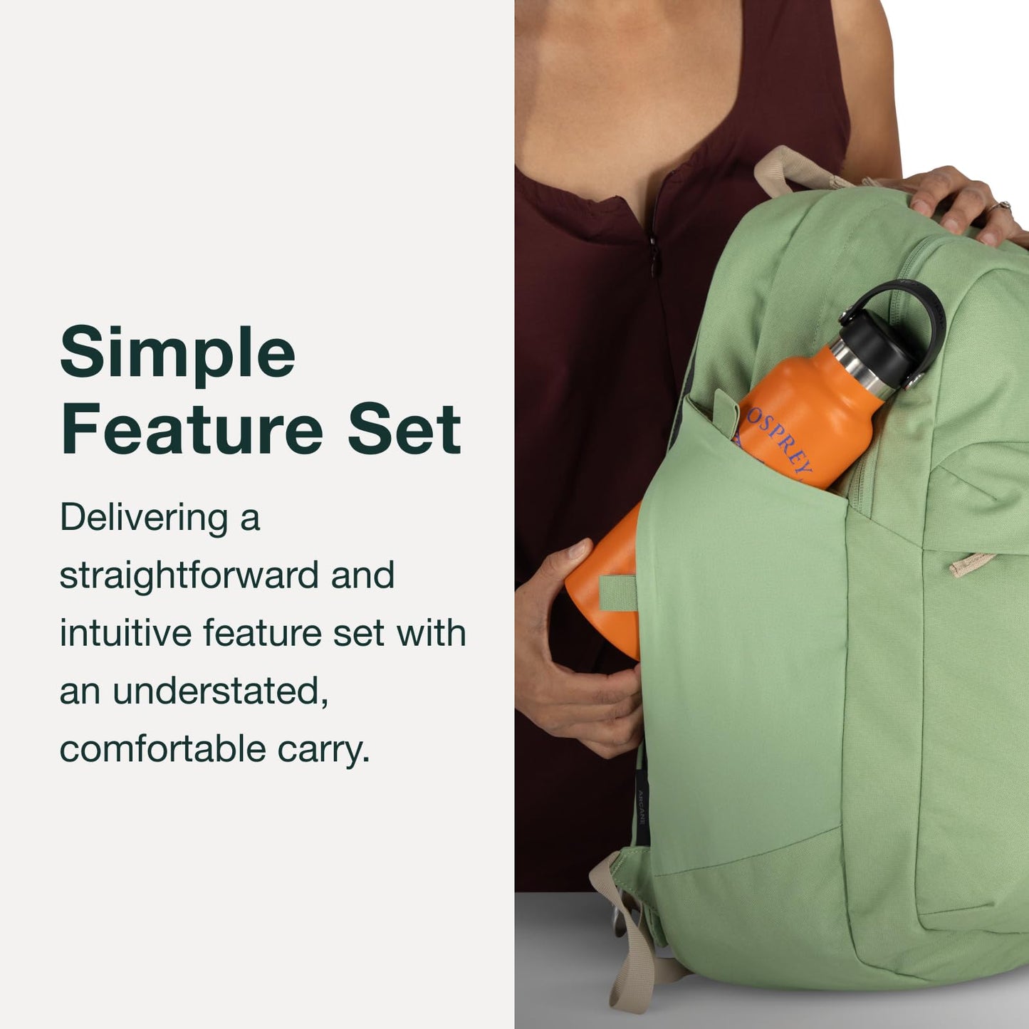 Osprey Arcane XL Day Commuter Backpack, Latte Brown