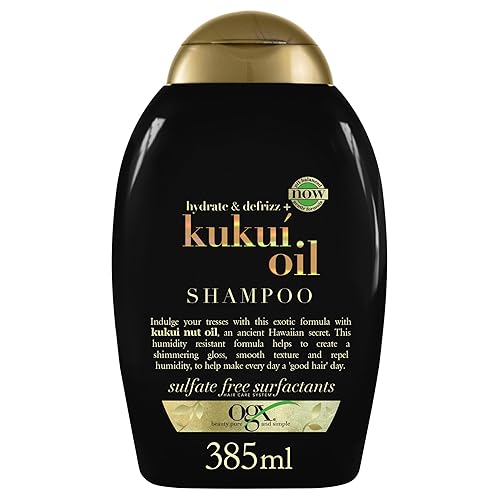 OGX Hydrate + Defrizz Kukui Oil Shampoo, 13 Ounce