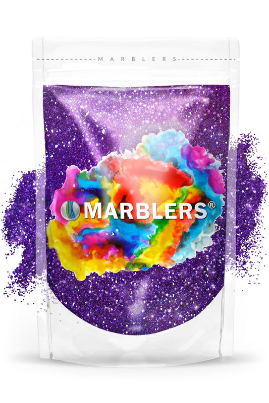 MARBLERS Twinkle Glitter [Amethyst] 3oz (85g) | Fine | Non-Toxic, Vegan, Cruelty-Free | Face, Body, Eyeshadow, Hair, Festival, Party Makeup | Nail