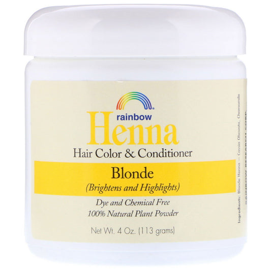 Rainbow Light Henna,Persian Blonde Henna-Persian Blonde - 4 Oz, 5 pack5