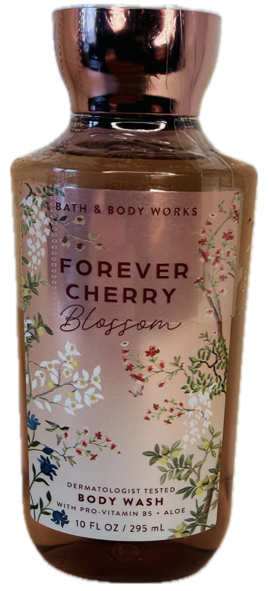 Bath & Body Works Forever Cherry Blossom Body Wash - Soft Floral Daily Shower Gel