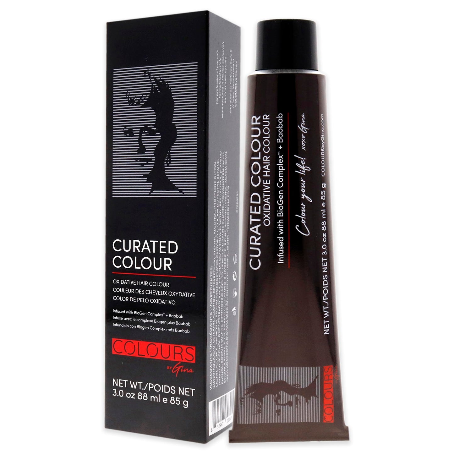 Colours By Gina Curated Colour - 8.3-8G Light Golden Blonde by Colours By Gina for Unisex - 3 oz Hair Color