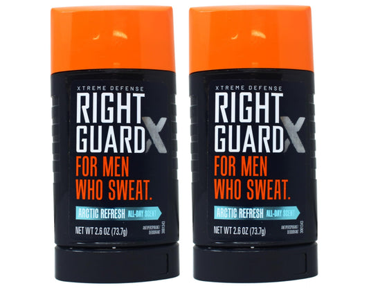 Right Guard Xtreme Defense 5, Arctic Refresh Antiperspirant Solid, 2.6 Ounces each, Twin Pack Beauty & Personal Care Right Guard