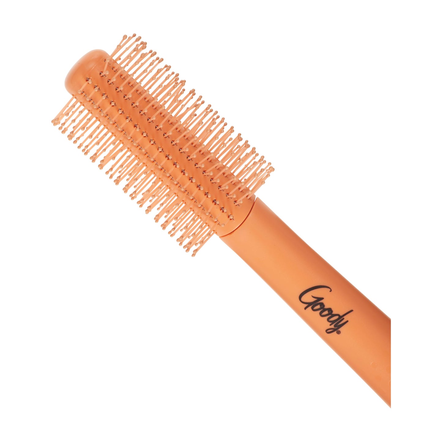 Goody Style Boost Round Brush 21mm, Volumizing Blow Out, for Fine, Short & Medium Hair, Easy-Grip Handle, Lightweight Styling for Lift & Root Volume