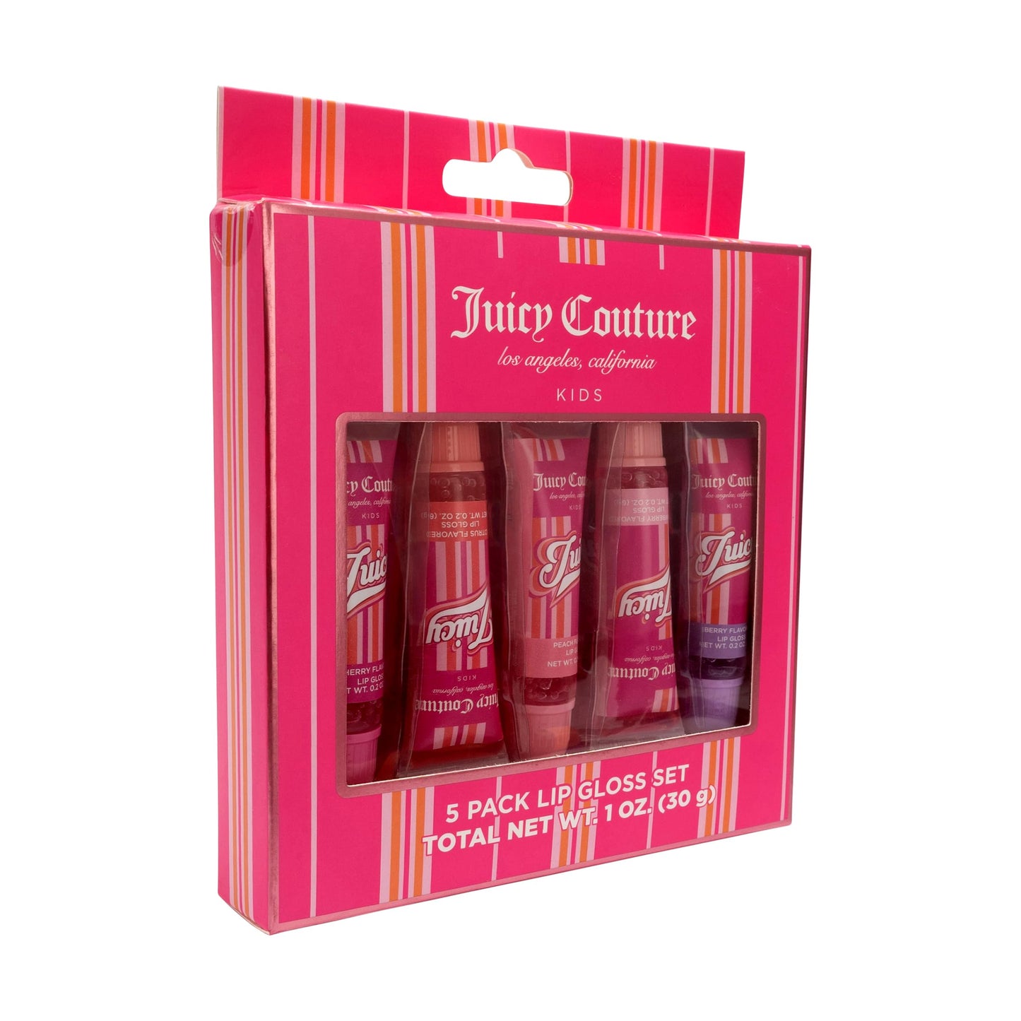 Juicy Couture Lip Gloss Makeup Set - 5 Gloss Shades with Cute Packaging for Girls & Tweens