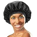 Donna Olive Oil & Vitamin E Treated Wide Band Bonnet #22044, Strengthens Hair, Improves Hair, Repairs Hair, Durable Material, Soft Material, Satin