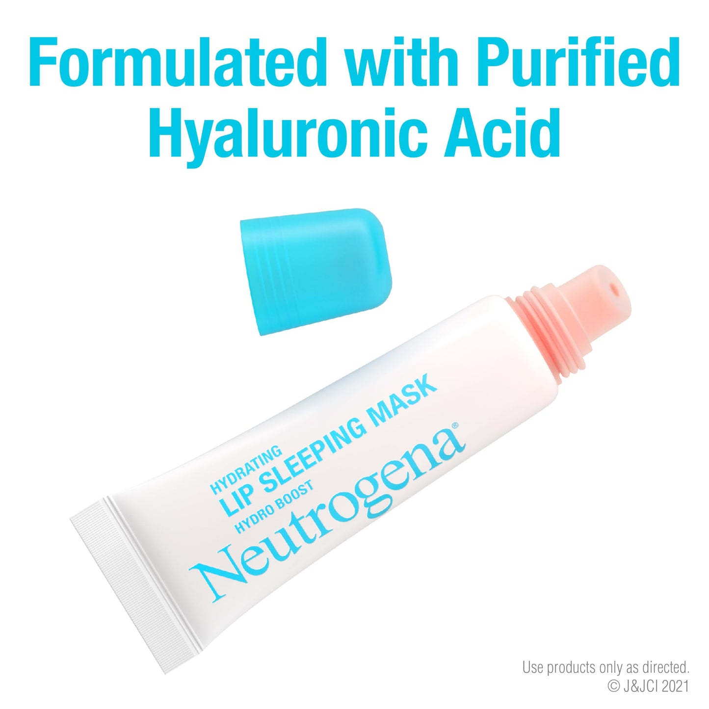 Neutrogena Hydro Boost Hydrating Lip Sleeping Mask with Hyaluronic Acid, Clear Overnight and Daily Moisturizing Treatment for Very Dry Lips, Fragrance