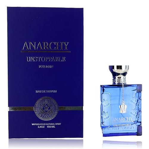 king of kings Anarchy Unstoppable for men 3.4 oz EDP Sicilian Orange; middle notes are Tunisian Neroli, Nigerian Ginger and Ceylon Cinnamon; base