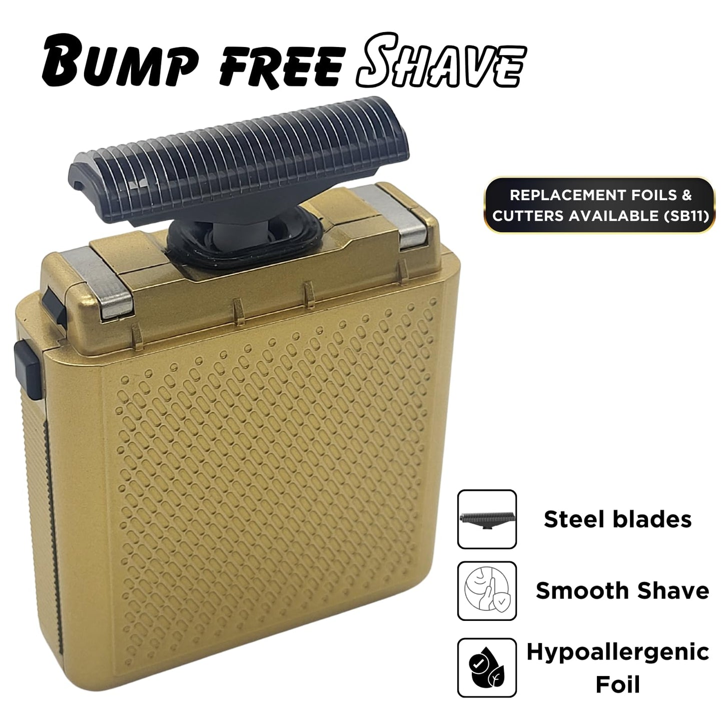Supreme Trimmer Solo Single Foil Shaver for Pocket - 150 Min Runtime Cordless use, Powerful USB-C Mini Travel Razor for Professional & Home use Beauty and Personal Care Supreme Trimmer