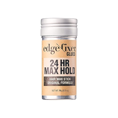 Red by Kiss Hair Wax Stick 24HR Max Hold Edge Fixer Edge Control Pomade Non-Sticky, Non-Oily Flake Free Hair Styling Wax 2.7 oz. (Unscented)
