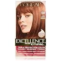 L'Oreal Paris Excellence Creme Triple Protection Hair Color, Light Auburn (Warmer) [6R] 1 ea (Pack of 6)