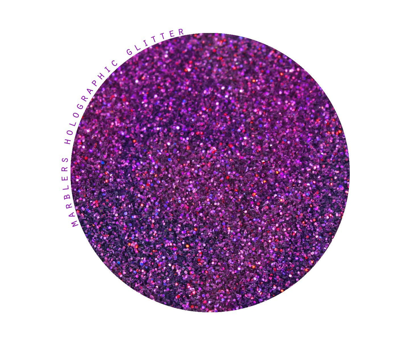 MARBLERS Holographic Glitter [Holo Magenta] 1.5oz (42g) | Fine | Non-Toxic, Vegan, Cruelty-Free | Face, Body, Eyeshadow, Hair, Festival, Party Makeup