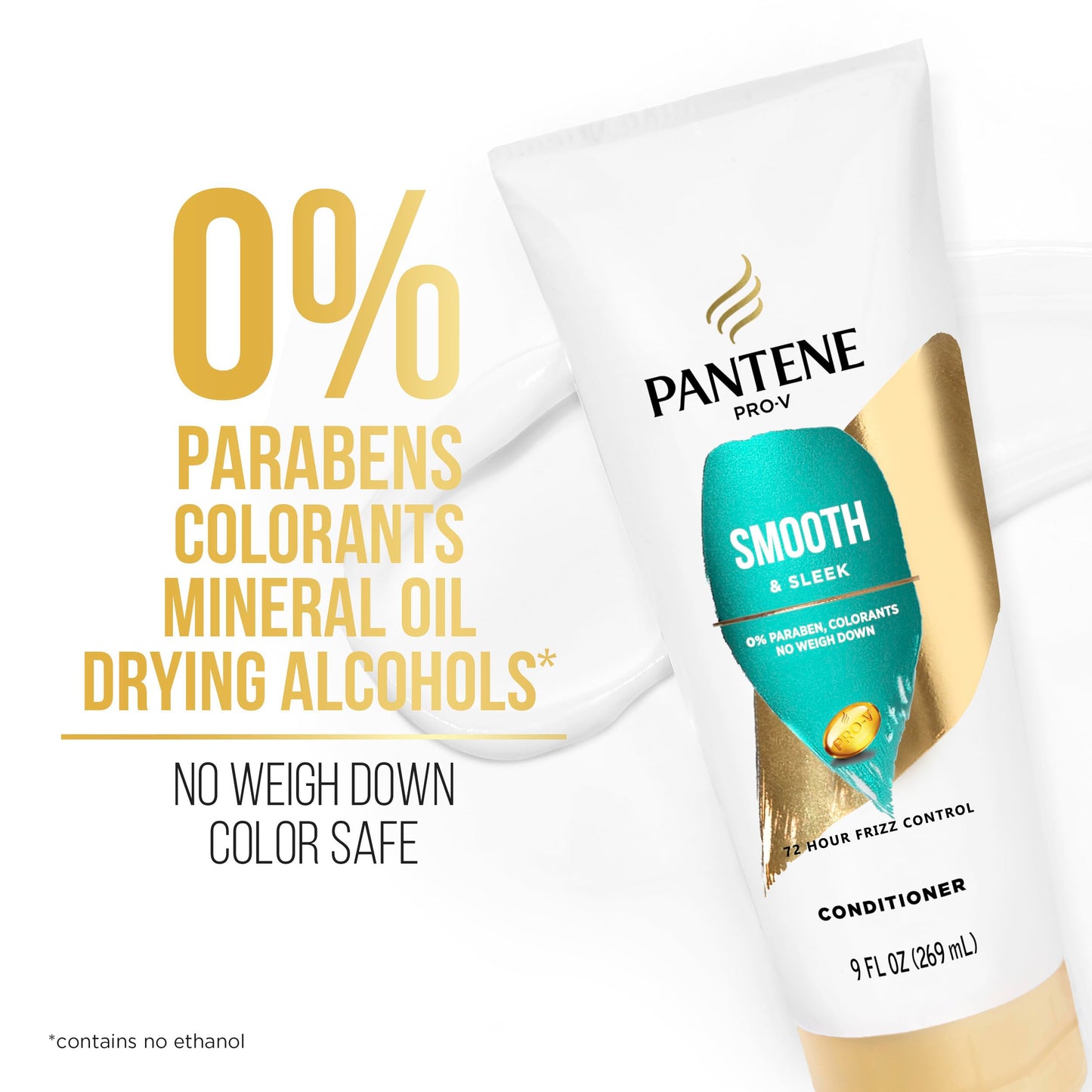 Pantene Pro-V Smooth & Sleek Duo Set Shampoo & Conditioner 12-12.6 Fl Oz