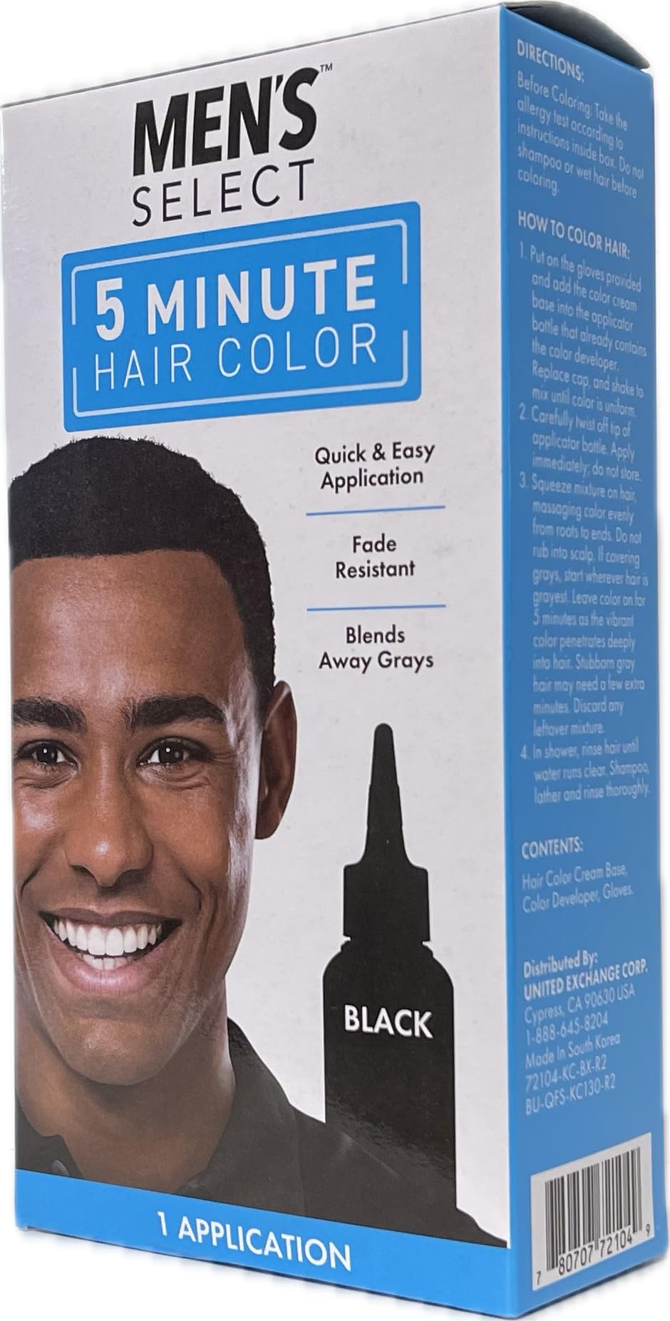 Men's Select Hair Color-Black Case 369765