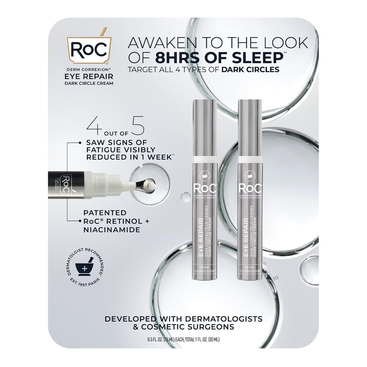RoC Derm Correxion Eye Repair Dark Circle Cream