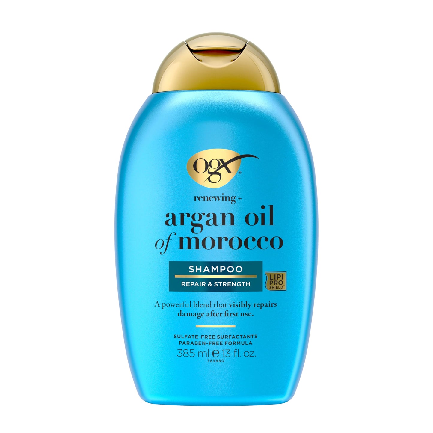 OGX Renewing + Argan Oil of Morocco Shampoo, Damage Repairing Shampoo & Argan Oil to Help Strengthen & Repair Dry, Damaged Hair, Paraben-Free