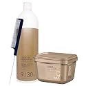 Blonde Me Lightener 9+ Bleach 450g with Blonde Me 9% / 30 Volume Developer 1L and Pin Tail Comb - Professional Hair Bleach Kit for Maximum Lift