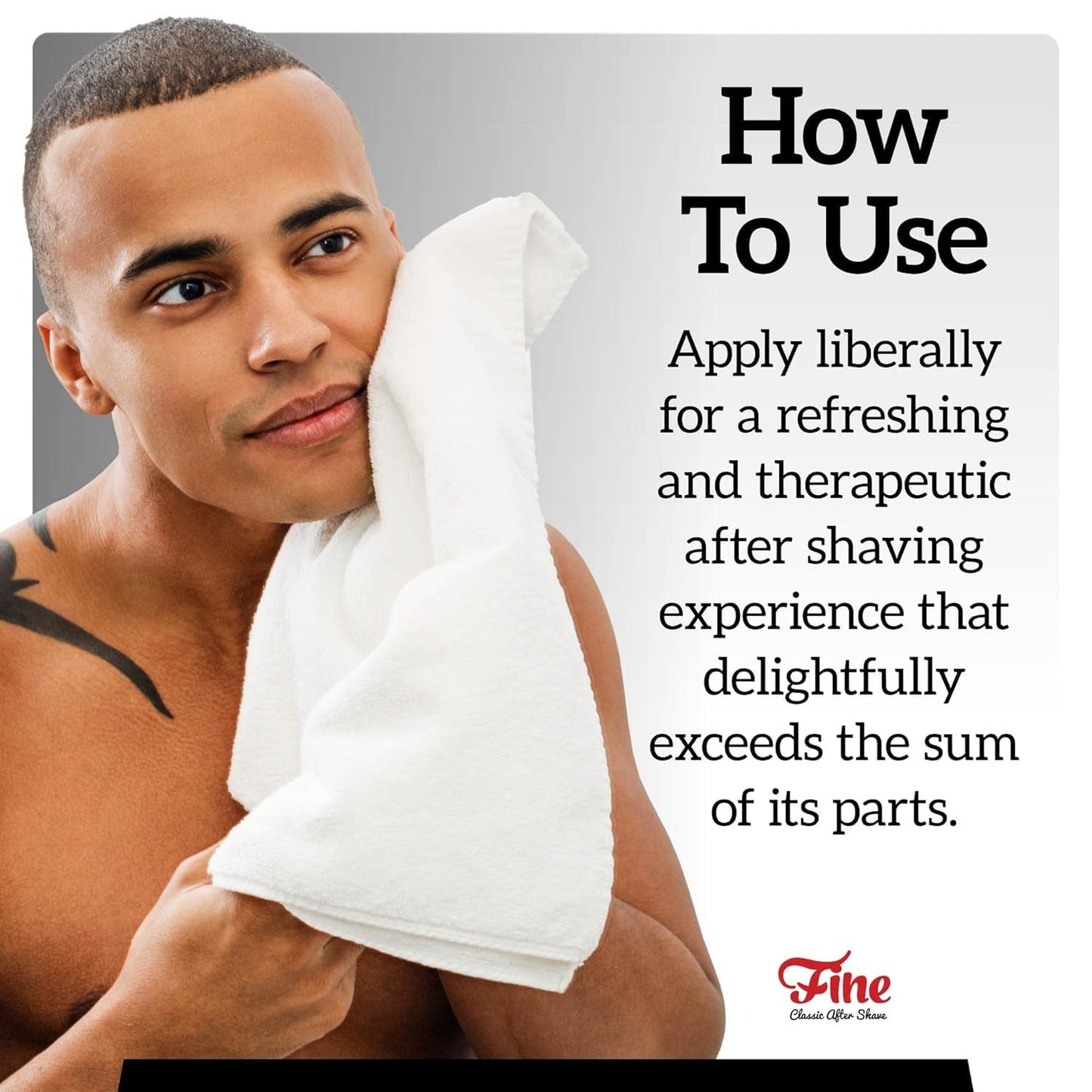 Fine Men's Aftershave - L'Orange Noir Fragrance, Soothing & Toning Post Shave Balm, Calms Razor Burn, Classic Barbershop Feel, Alcohol-Based Formula Beauty and Personal Care Fine