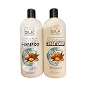 Duo shampoo & condicionador pro silk salon moracan argan adn coconut oil