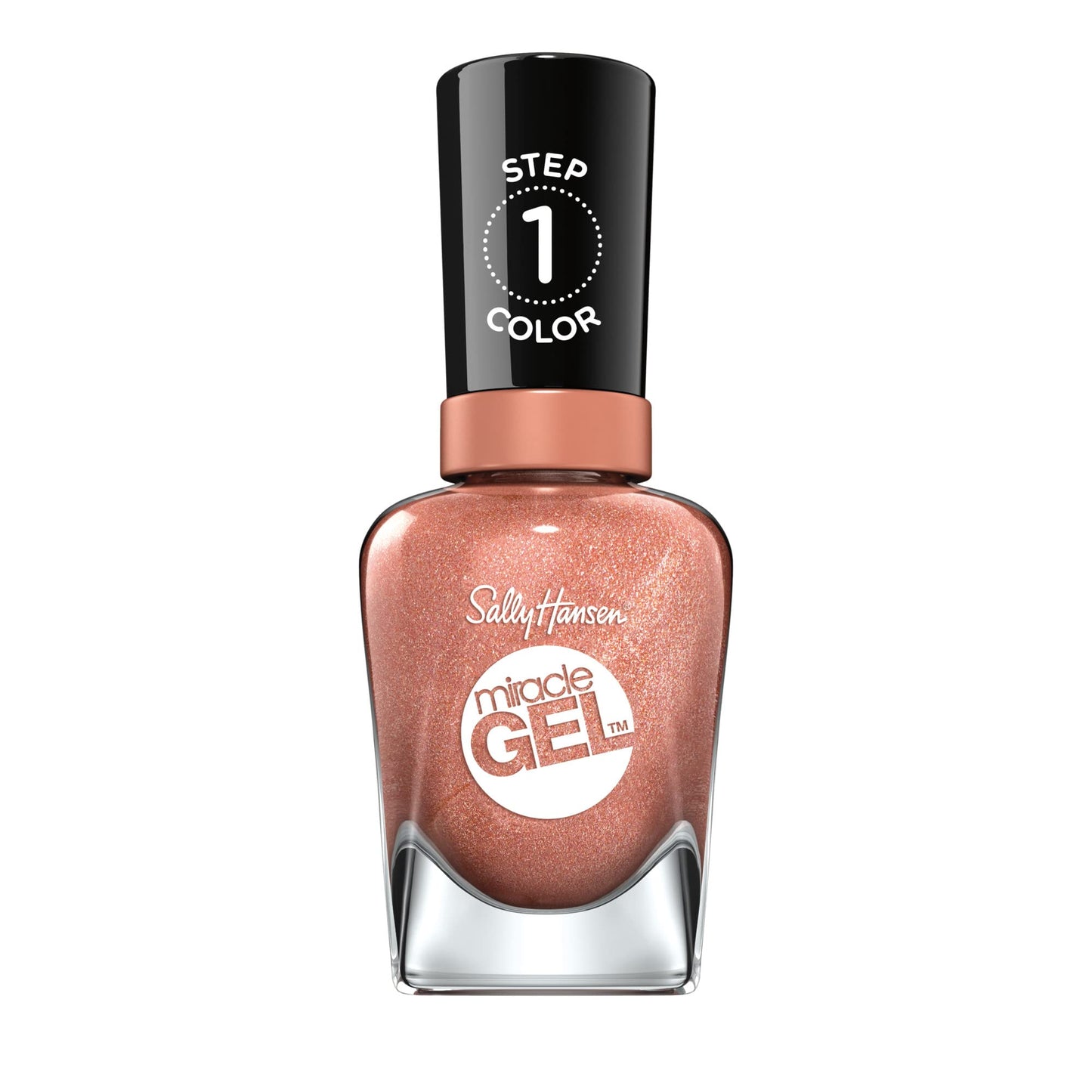 Sally Hansen Miracle Gel™, Terra-Coppa, Long Lasting, Gel-Like Formula, No UV Lamp Needed, Orange Nail Polish