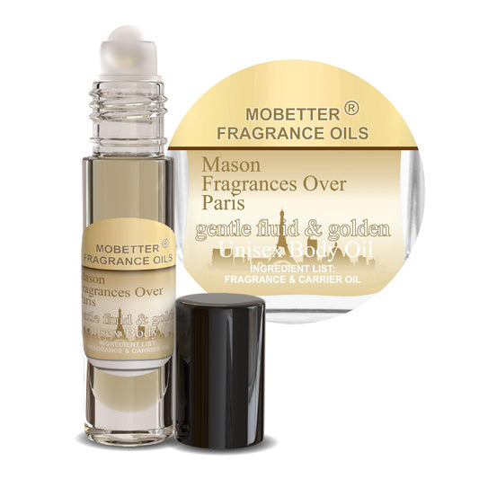 MOBETTER FRAGRANCE OILS Mason Fragrance Over Paris Gentle Fluid & Golden Cologne Perfume Body Oil Beauty & Personal Care MOBETTER FRAGRANCE OILS