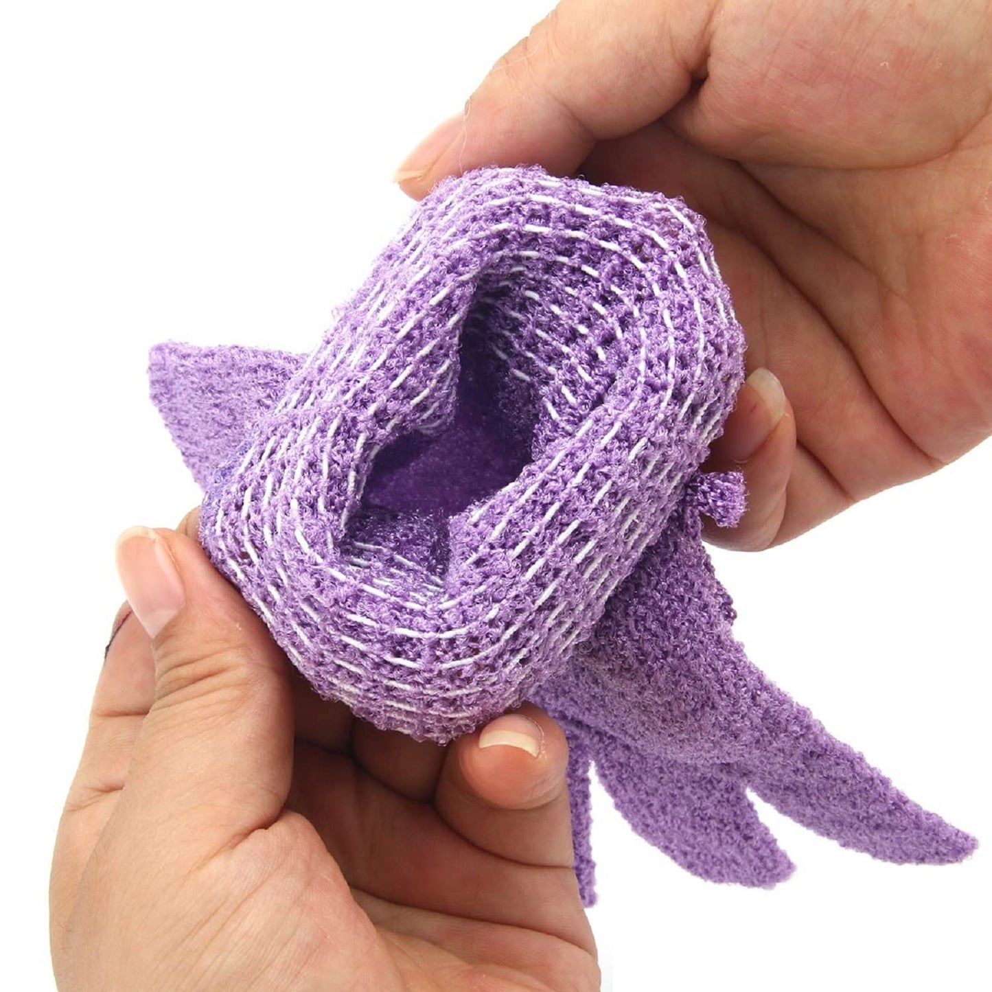 12 Pcs Exfoliating Shower Bath Gloves for Shower,Spa,Massage and Body Scrubs,Dead Skin Cell Remover Solft and Suitable for Men,Women and Children
