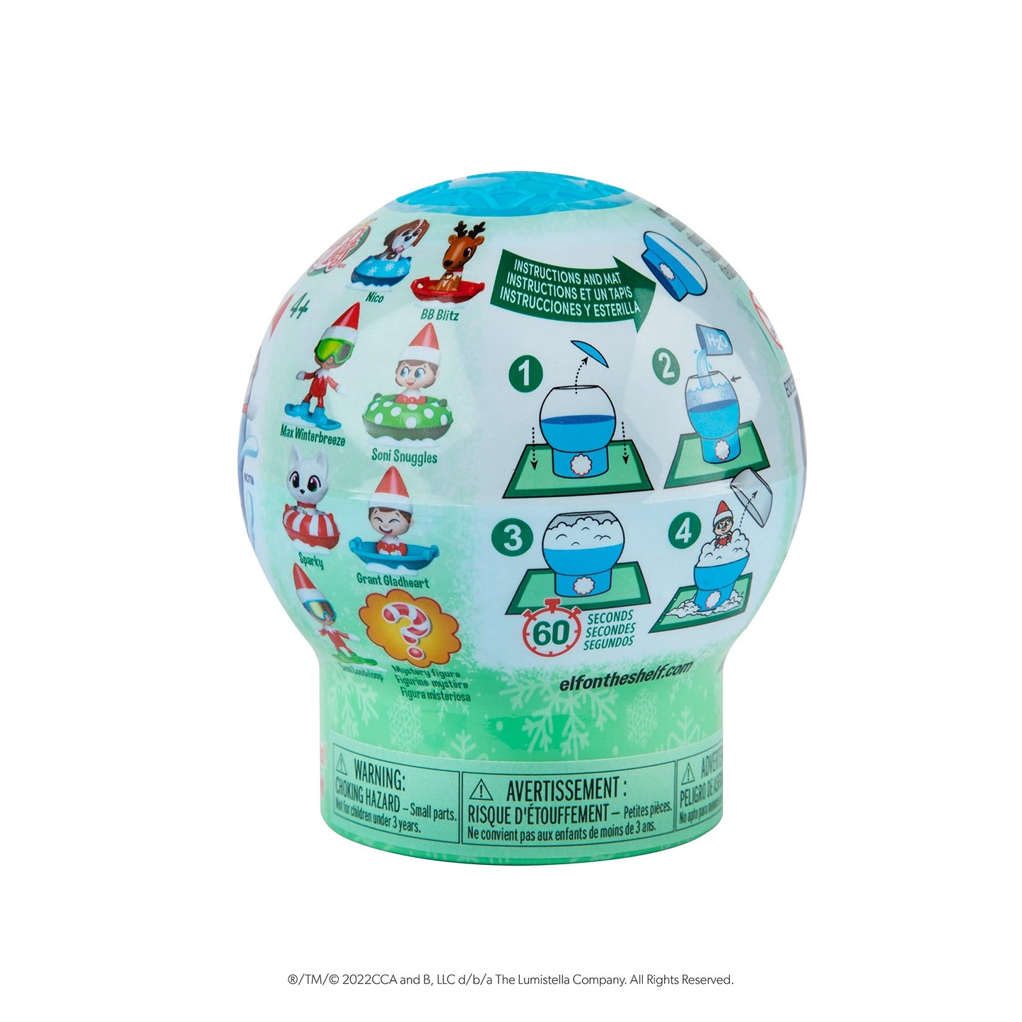 The Elf on the Shelf Secret SnoPrize - Collect one of Eight Mystery mini Figures. Includes Magical Snow Packet!