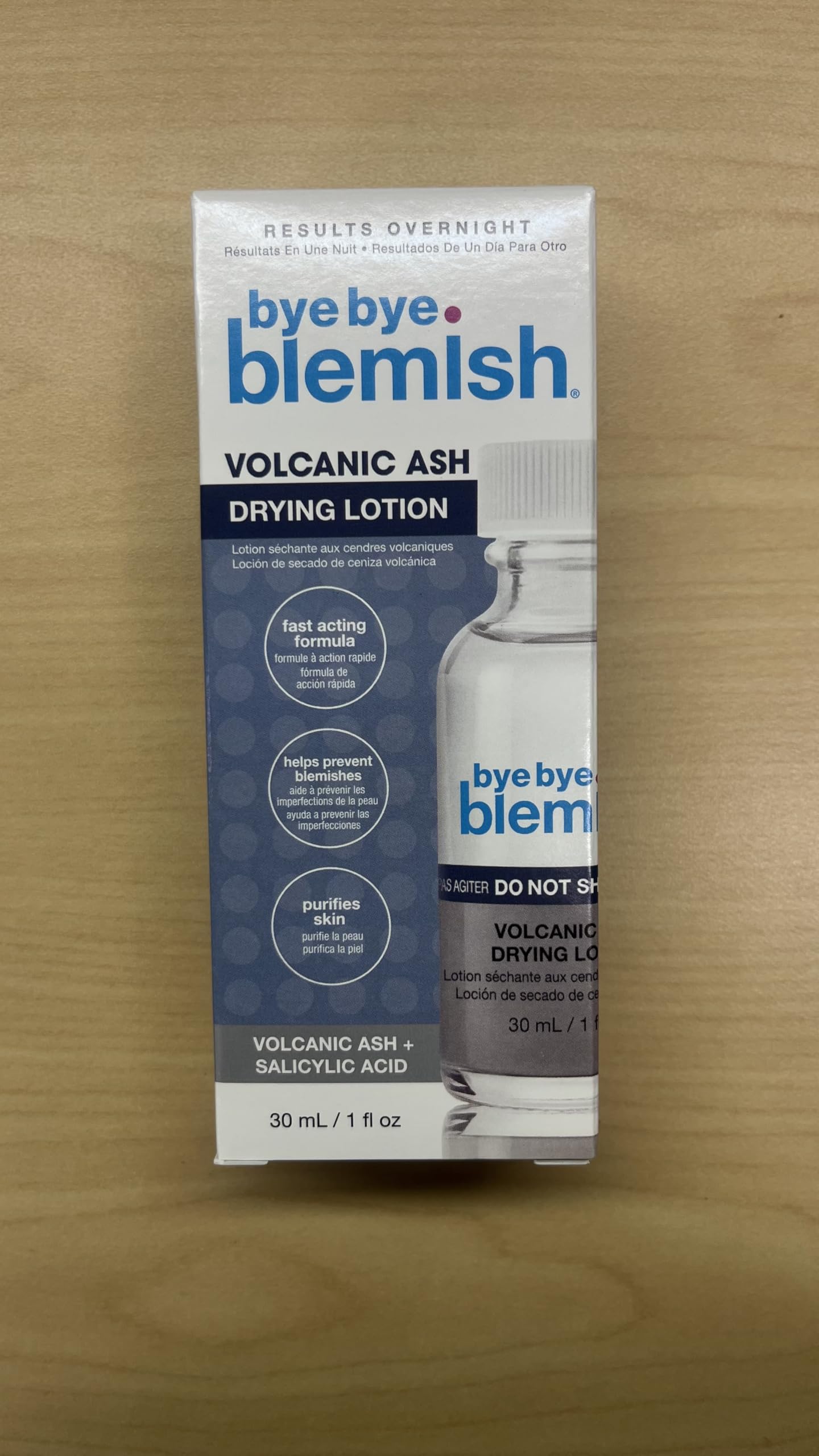 Bye Bye Blemish Drying Lotion Volcanic Ash | Acne Drying Solution To Assist With Blemish Prevention | 1 Fl. Oz.