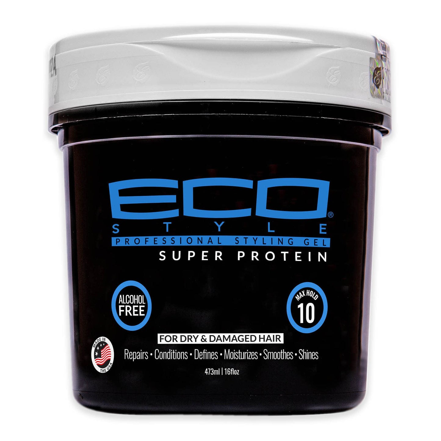 Eco Style Styling Gel Super Protein, Black, 16 Ounce