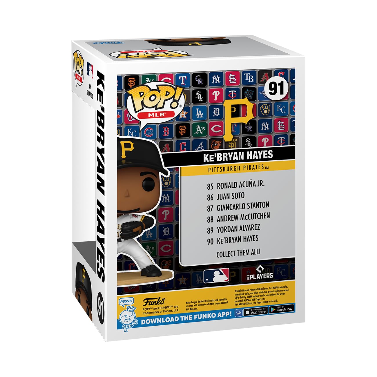 Funko POP! MLB: Pirates - KeBryan Hayes - Collectable Vinyl Figure - Gift Idea - Official Merchandise - for Kids & Adults - Sports Fans - Model…