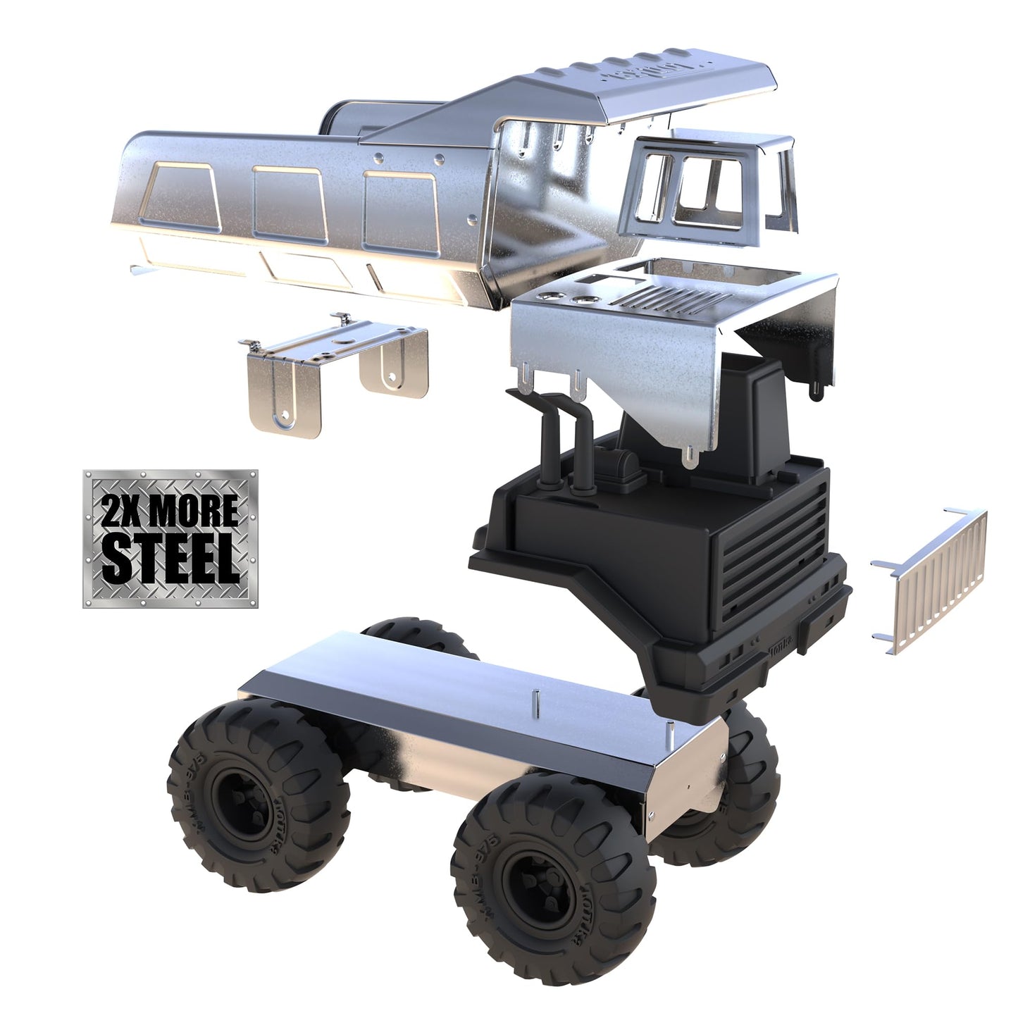 Tonka Retro Mighty Dump Truck - Collector's Edition - Made with 2X More Steel, Kids Construction Toy, Metal Truck, Toy Truck for Boys and Girls,…