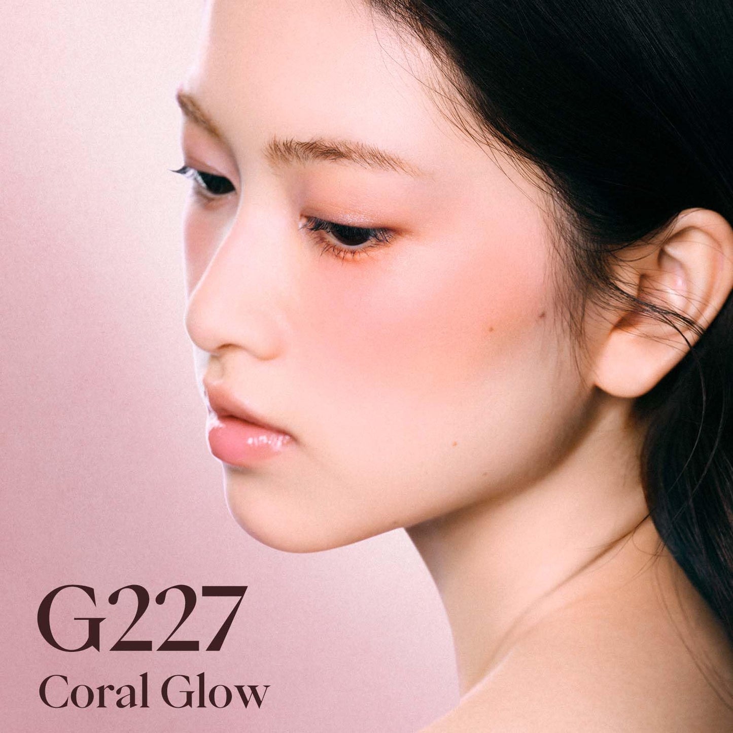 JOOCYEE AURA Glazed Blush Highlighter Luminous Powder Blush - Coral Glow Beauty and Personal Care Joocyee