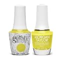 Gelish & Morgan Taylor Now & Zen Collection Duo - Perk Up Buttercup, 15mL Beauty & Personal Care Gelish