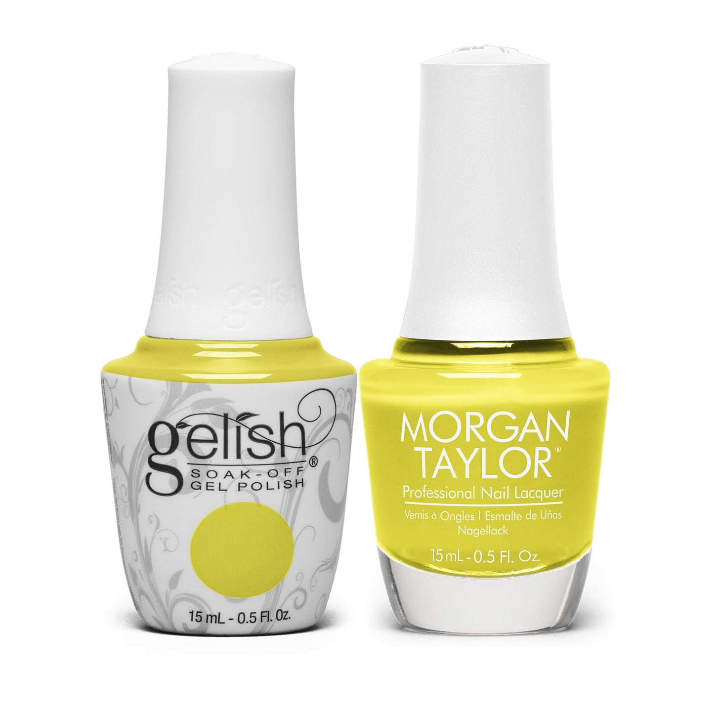 Gelish & Morgan Taylor Now & Zen Collection Duo - Perk Up Buttercup, 15mL Beauty & Personal Care Gelish